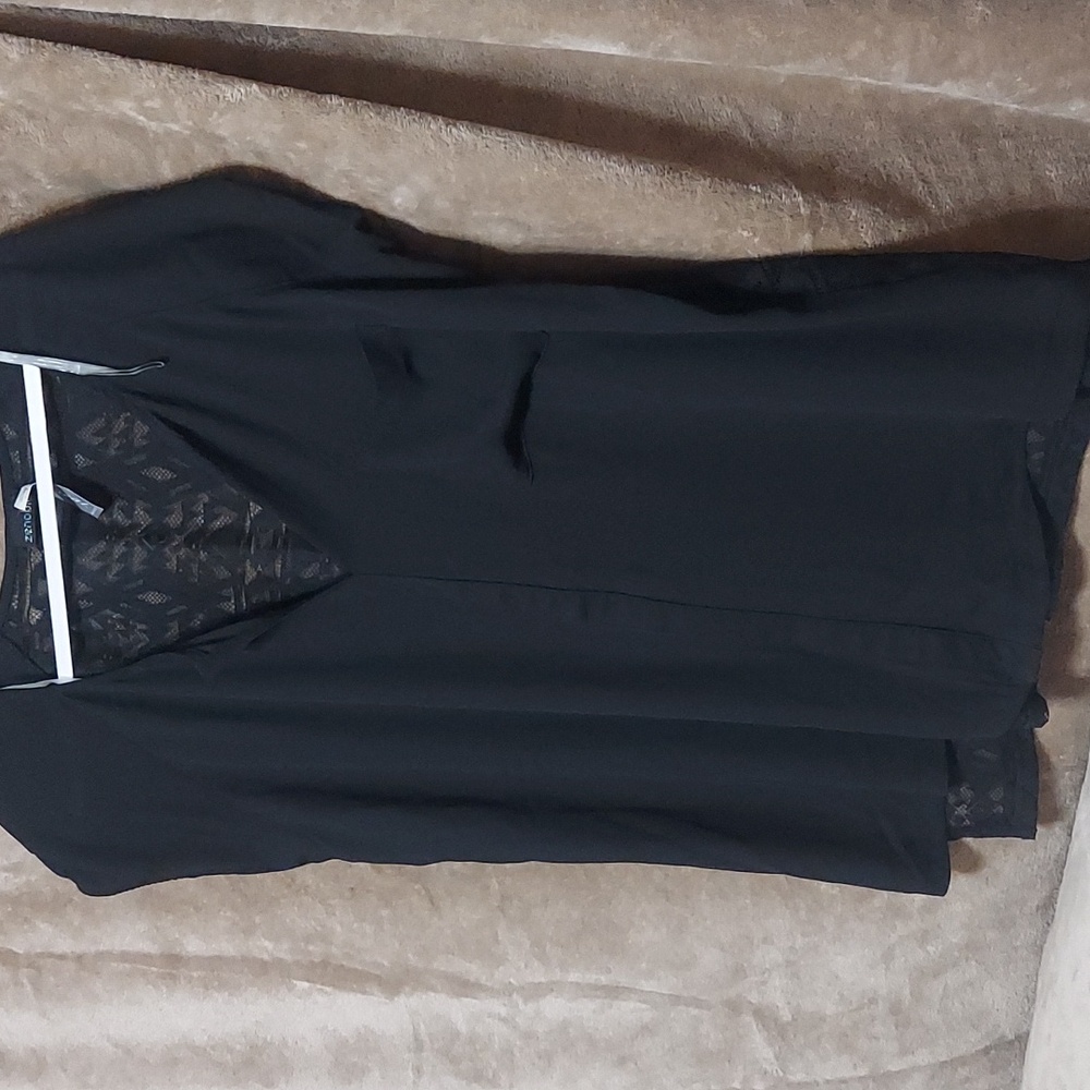 Wet Seal Zenobia Lace Back V-neck Blouse 3x Juniors